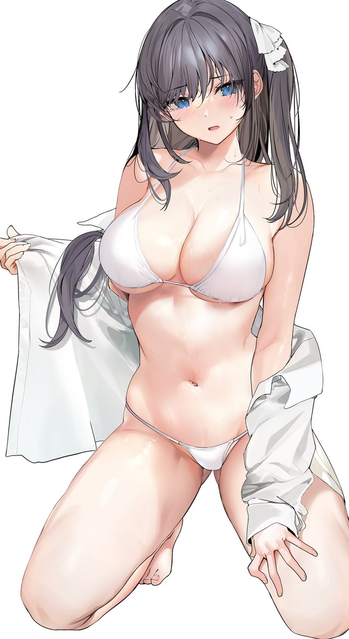 【二次】裸ワイシャツやブラウス姿の女の子のエロ画像 Part１５