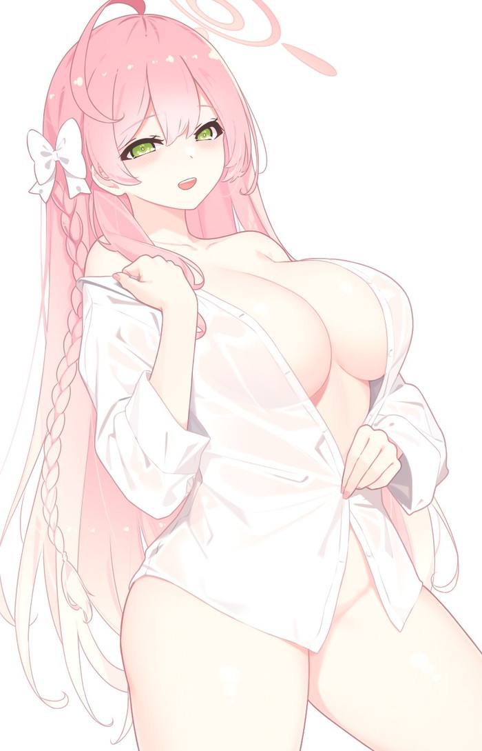 【二次】裸ワイシャツやブラウス姿の女の子のエロ画像 Part１５