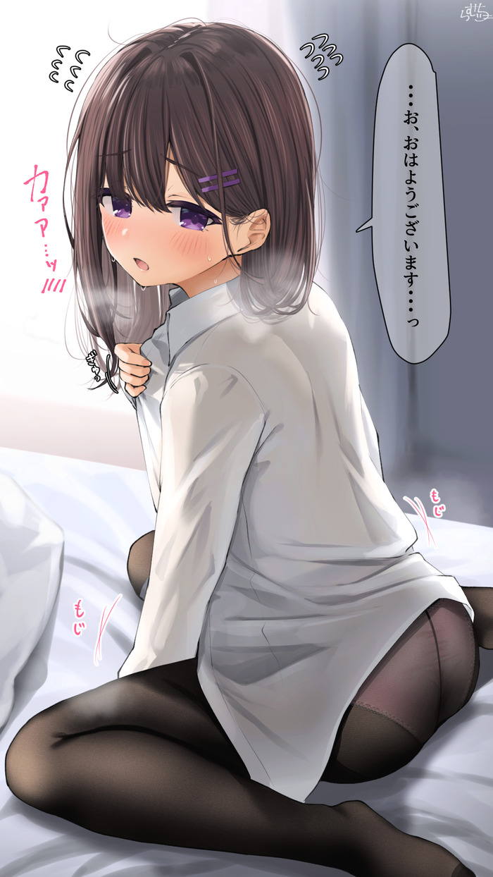 【二次】裸ワイシャツやブラウス姿の女の子のエロ画像 Part１５