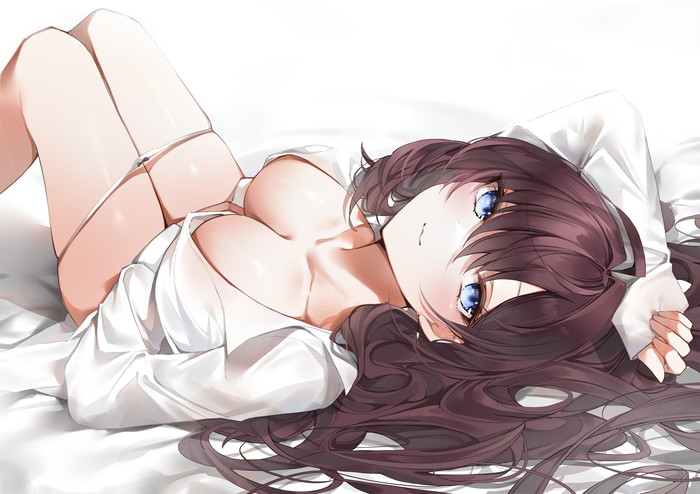 【二次】裸ワイシャツやブラウス姿の女の子のエロ画像 Part１５