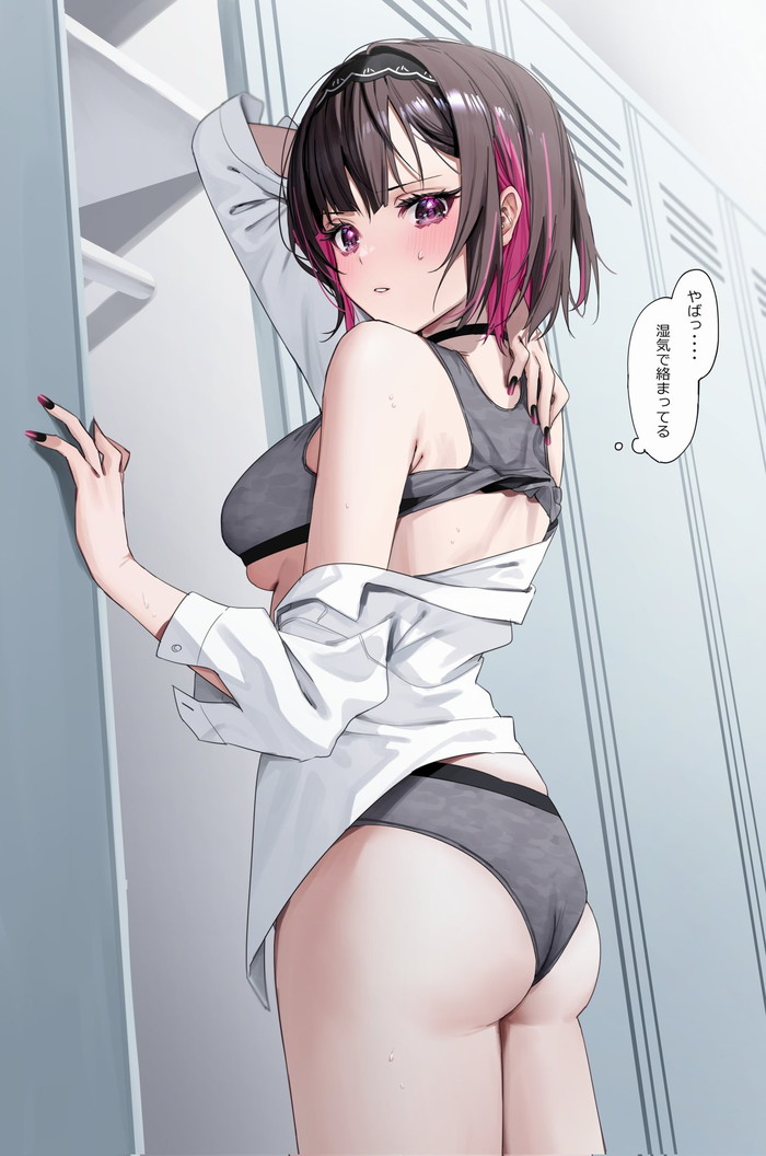 【二次】汗ばんだ肌や身体がエロい女の子の画像 Part８