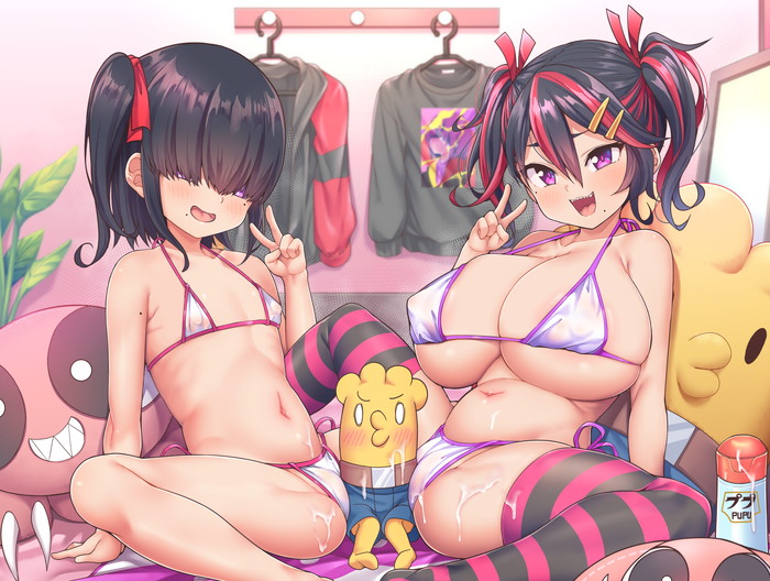 【二次】痴女、ビッチなどのエッチな女性たちのエロ画像 Part９