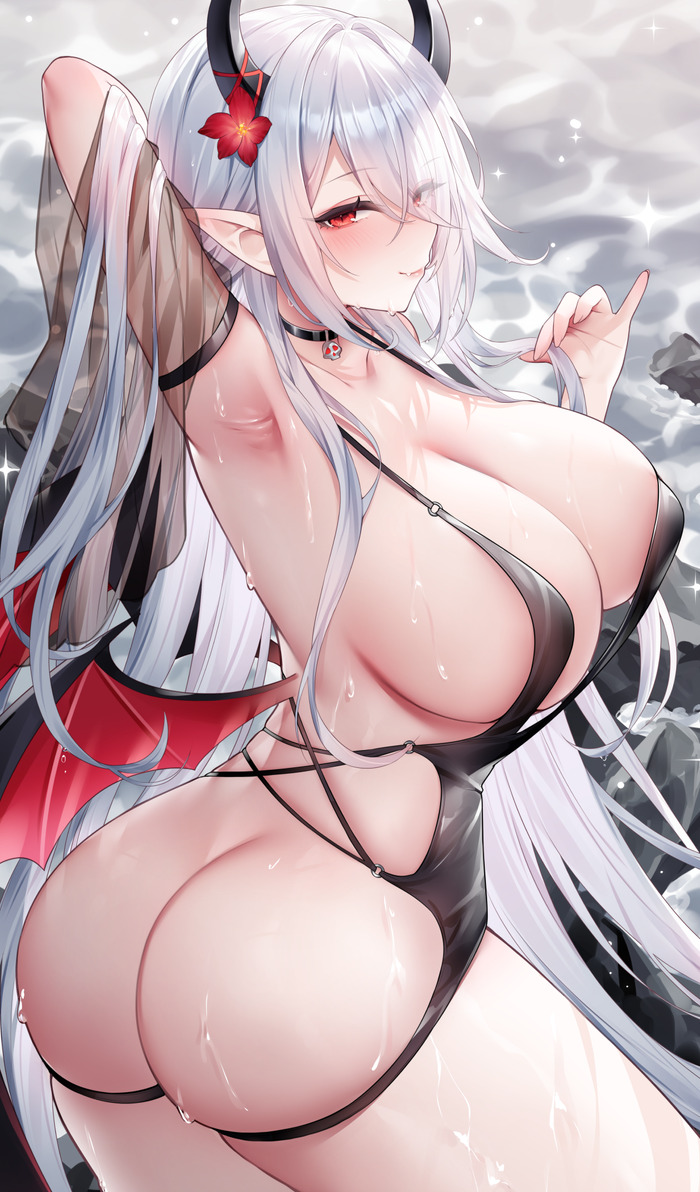 【二次】白髪、銀髪の女の子のエロ画像 Part６６
