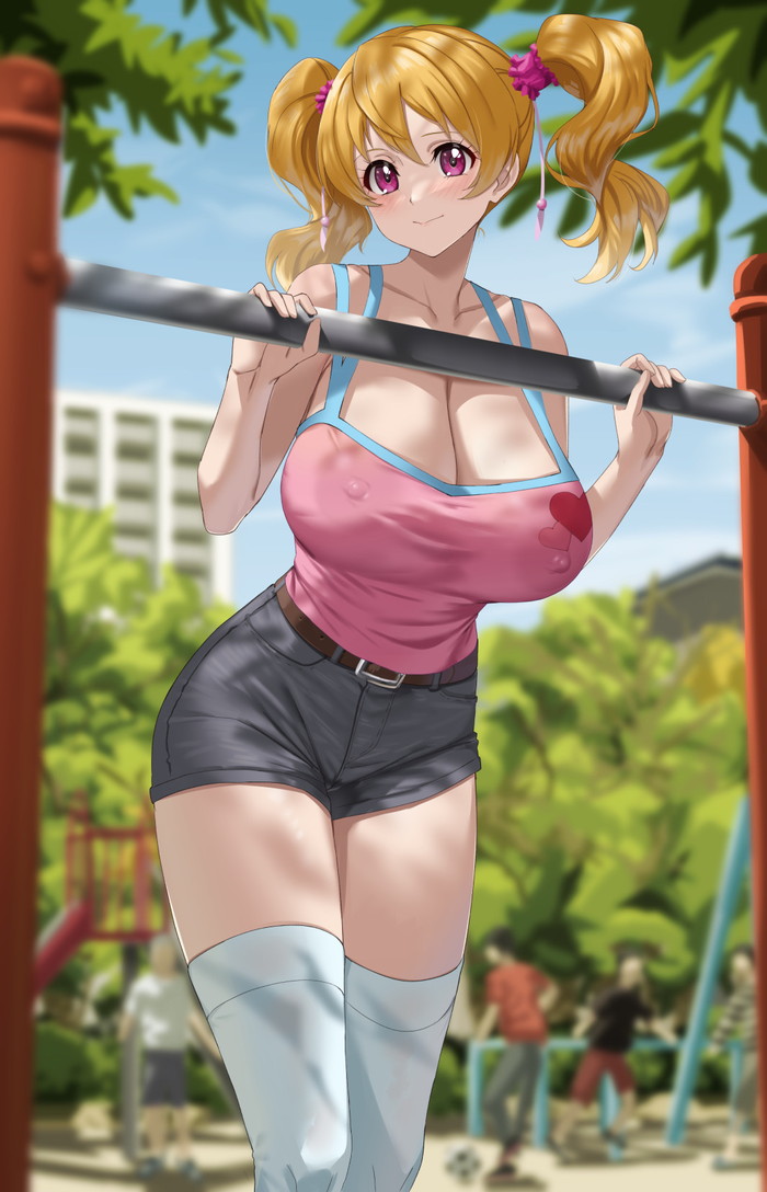 【二次】抜ける長乳、垂れ乳のエロ画像まとめ Part２