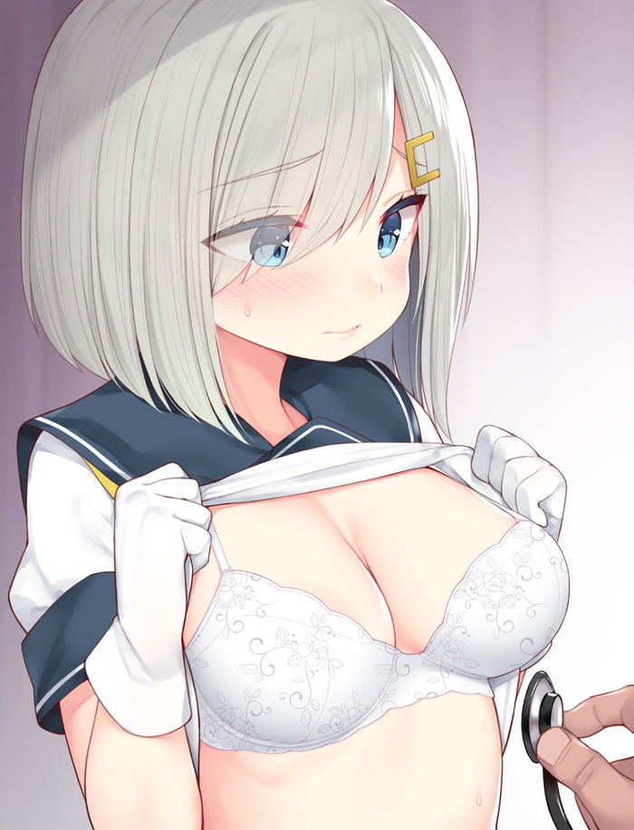 【二次】自分で服を捲って下着や身体を見せるたくし上げエロ画像 Part１
