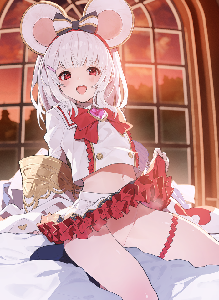 【二次】自分で服を捲って下着や身体を見せるたくし上げエロ画像 Part１