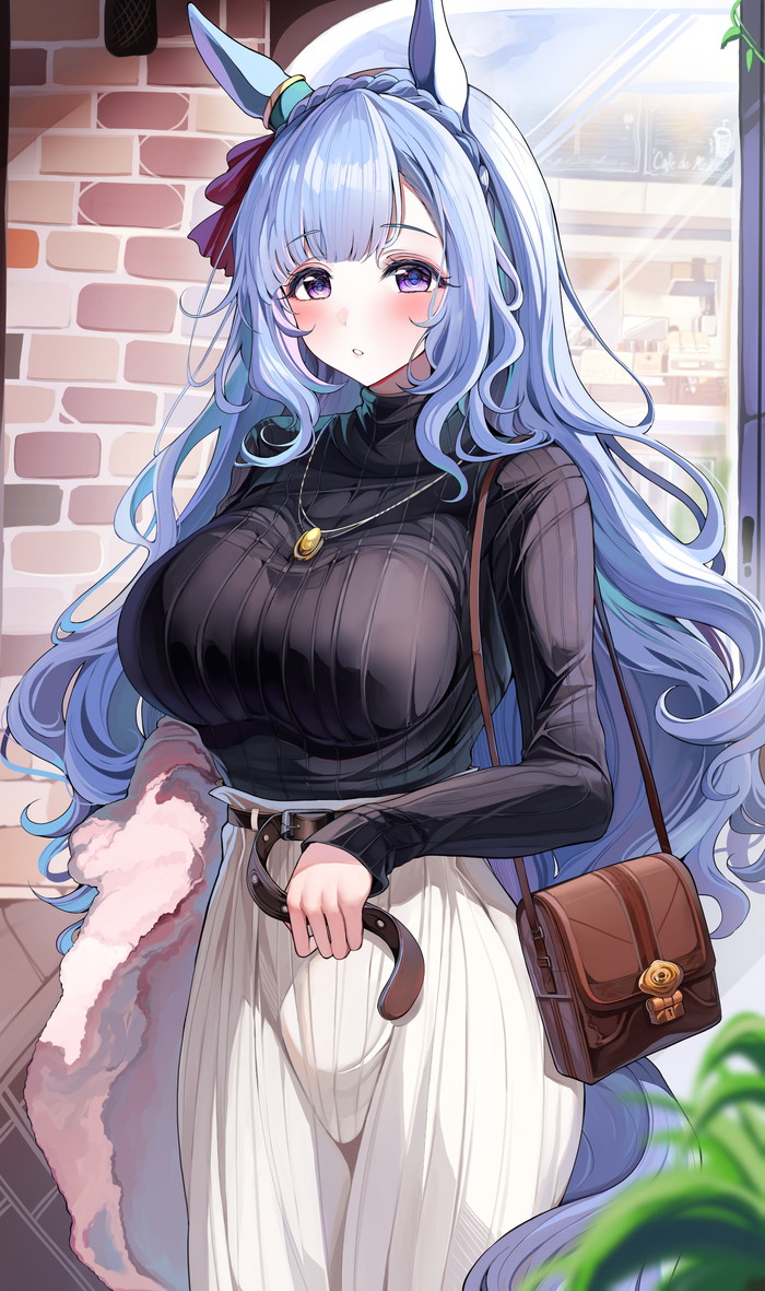 【二次】セーター、リブニットを着た女の子のエロ画像 Part１６