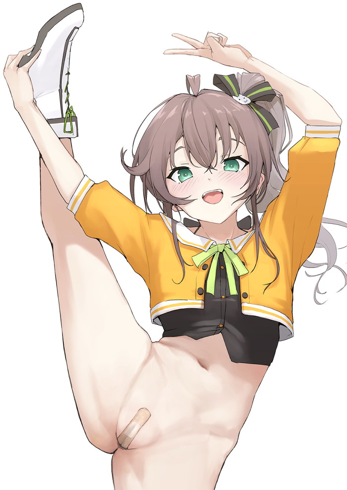 【二次】ニップレス、絆創膏で乳首とオマンコを隠したエロ画像 Part２２