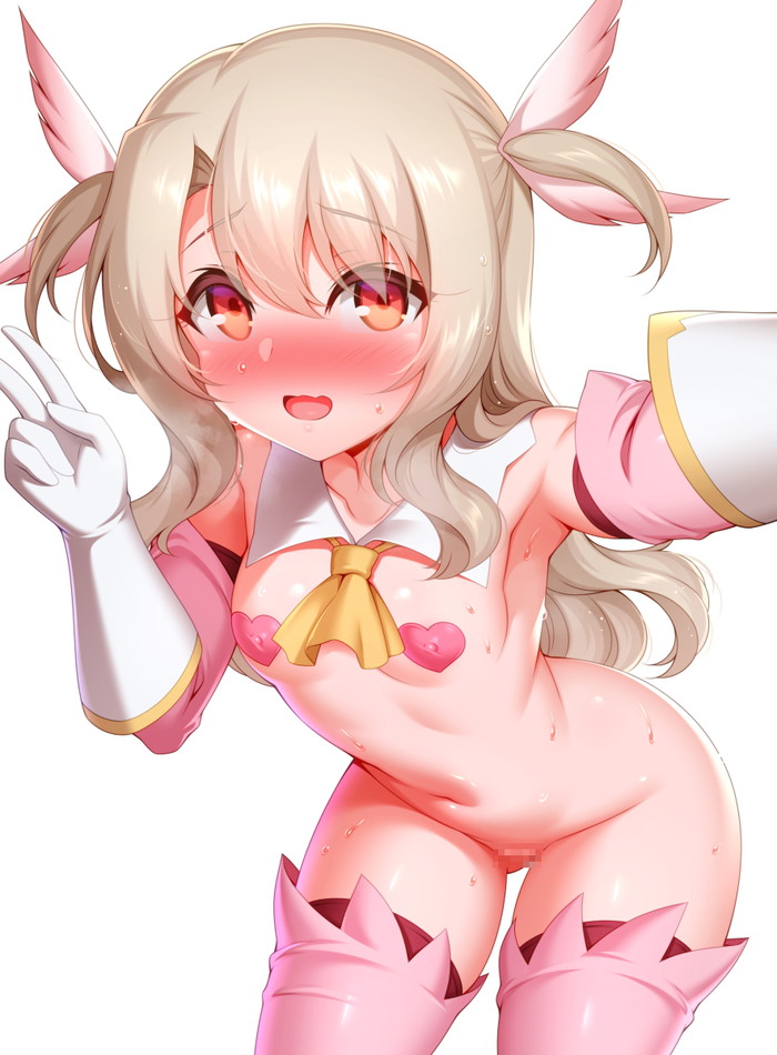 【二次】ニップレス、絆創膏で乳首とオマンコを隠したエロ画像 Part２２