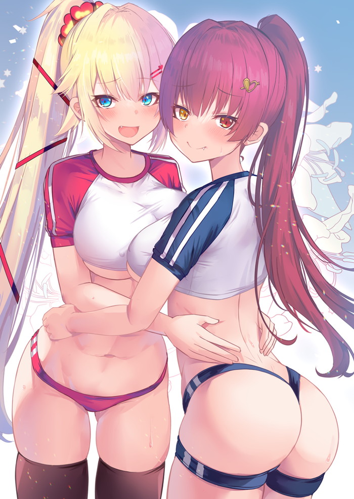 【二次】ポニーテール、サイドテールの女の子のエロ画像 Part４４