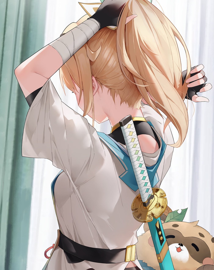 【二次】ポニーテール、サイドテールの女の子のエロ画像 Part４４
