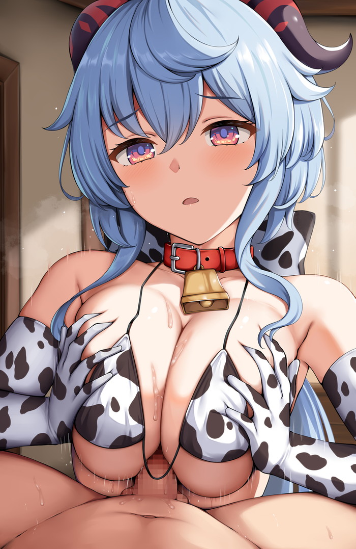 【二次】スケベな牛柄ビキニのエロ画像 Part１２