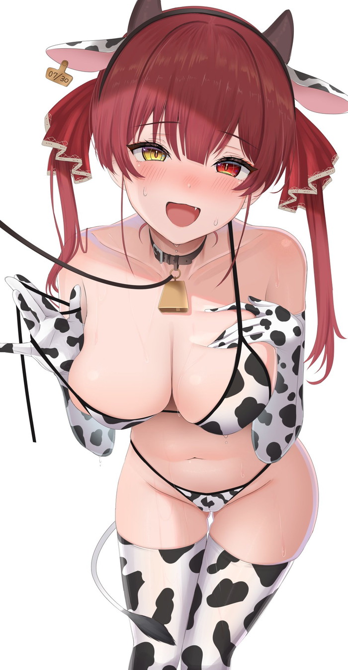【二次】スケベな牛柄ビキニのエロ画像 Part１２