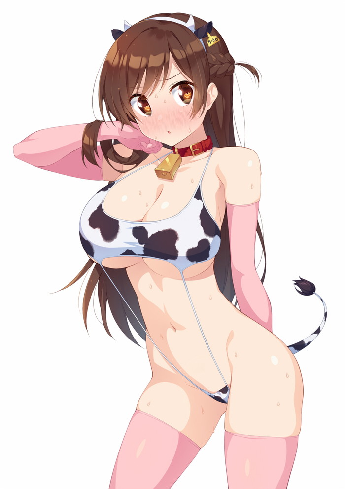 【二次】スケベな牛柄ビキニのエロ画像 Part１２