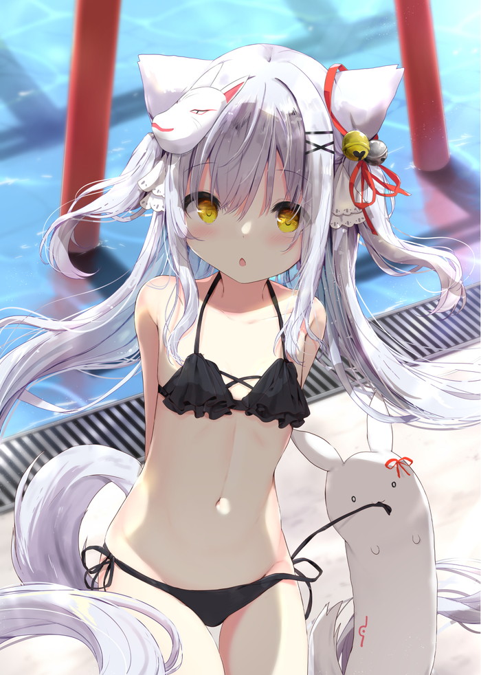 【二次】猫耳、狐耳などが生えたケモミミっ娘たちのエロ画像 Part９７