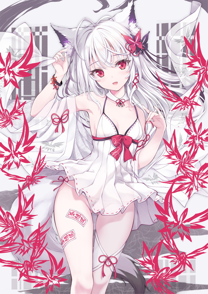 【二次】猫耳、狐耳などが生えたケモミミっ娘たちのエロ画像 Part９８