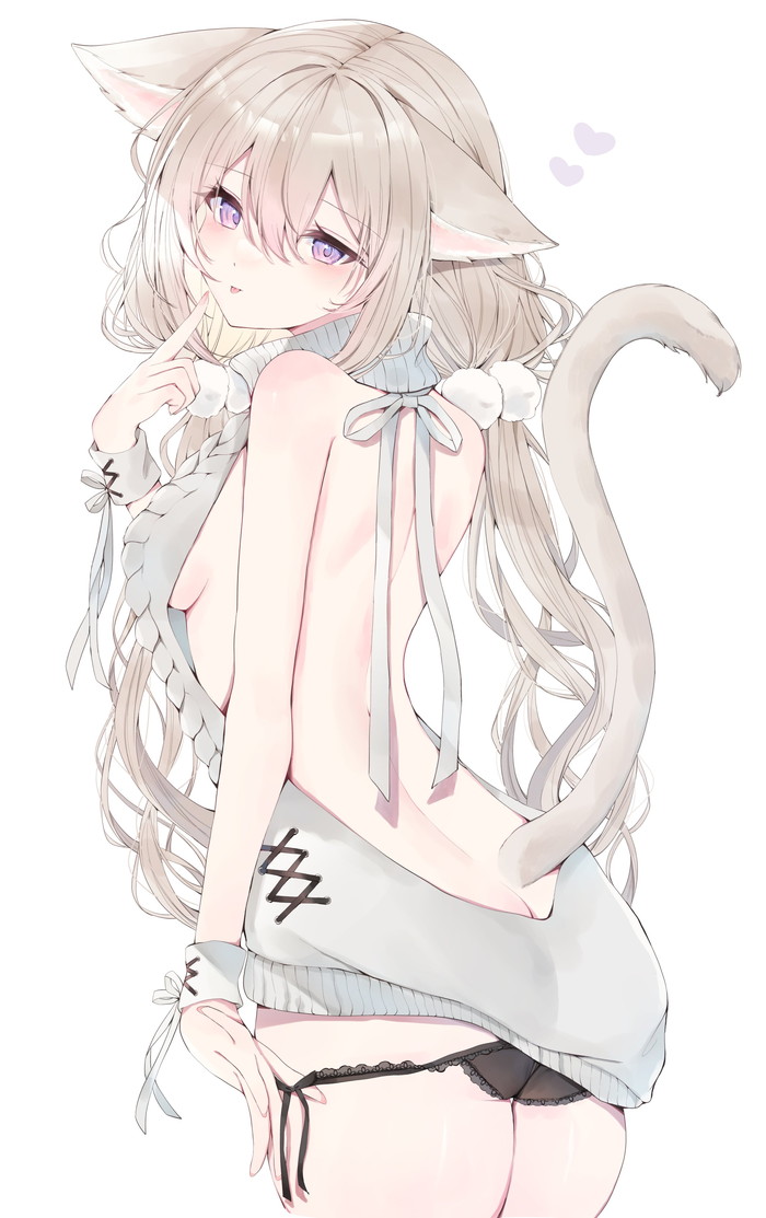 【二次】猫耳、狐耳などが生えたケモミミっ娘たちのエロ画像 Part９８
