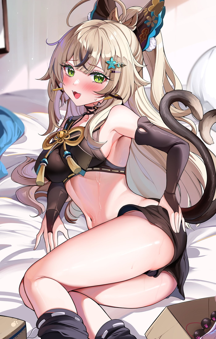 【二次】猫耳、狐耳などが生えたケモミミっ娘たちのエロ画像 Part９８