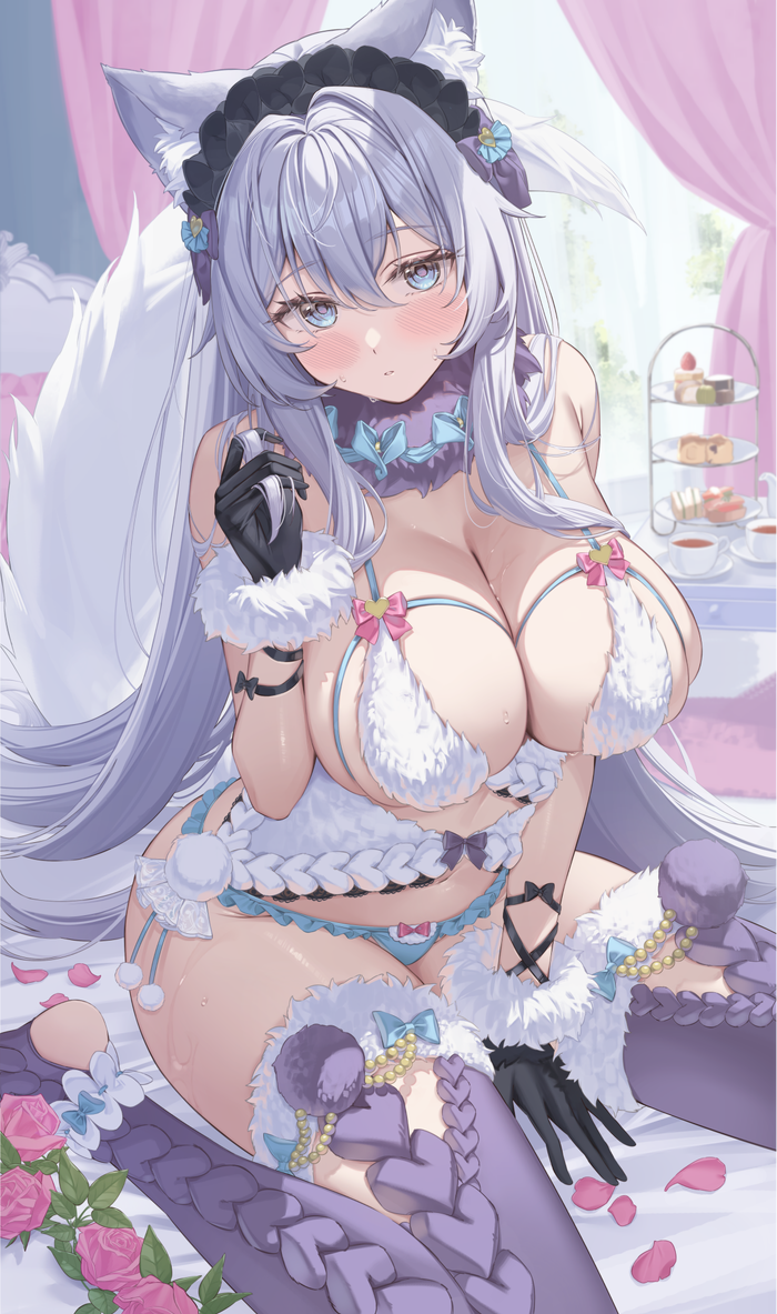 【二次】猫耳、狐耳などが生えたケモミミっ娘たちのエロ画像 Part９８