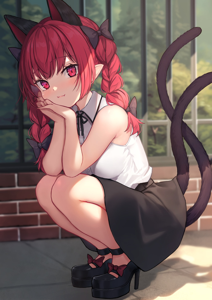 【二次】猫耳、狐耳などが生えたケモミミっ娘たちのエロ画像 Part９８