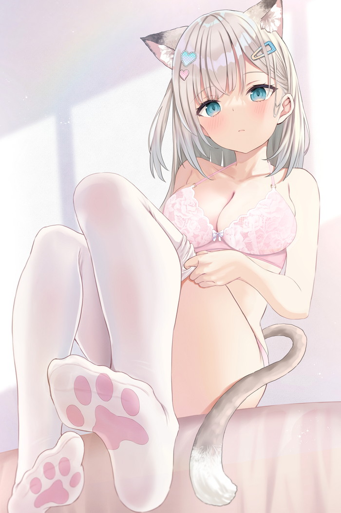 【二次】猫耳、狐耳などが生えたケモミミっ娘たちのエロ画像 Part９８