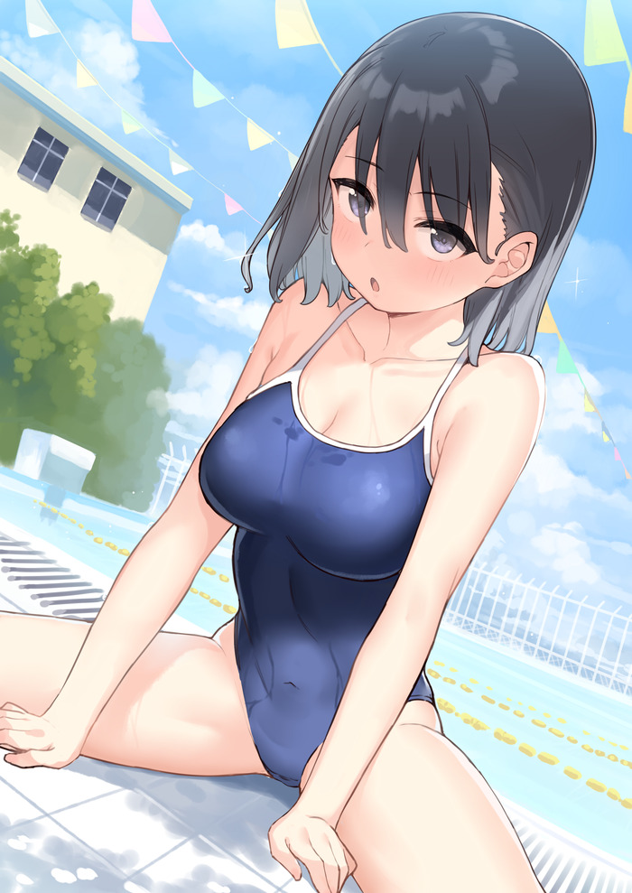 【二次】スク水、スクール水着のエロ画像 Part２３