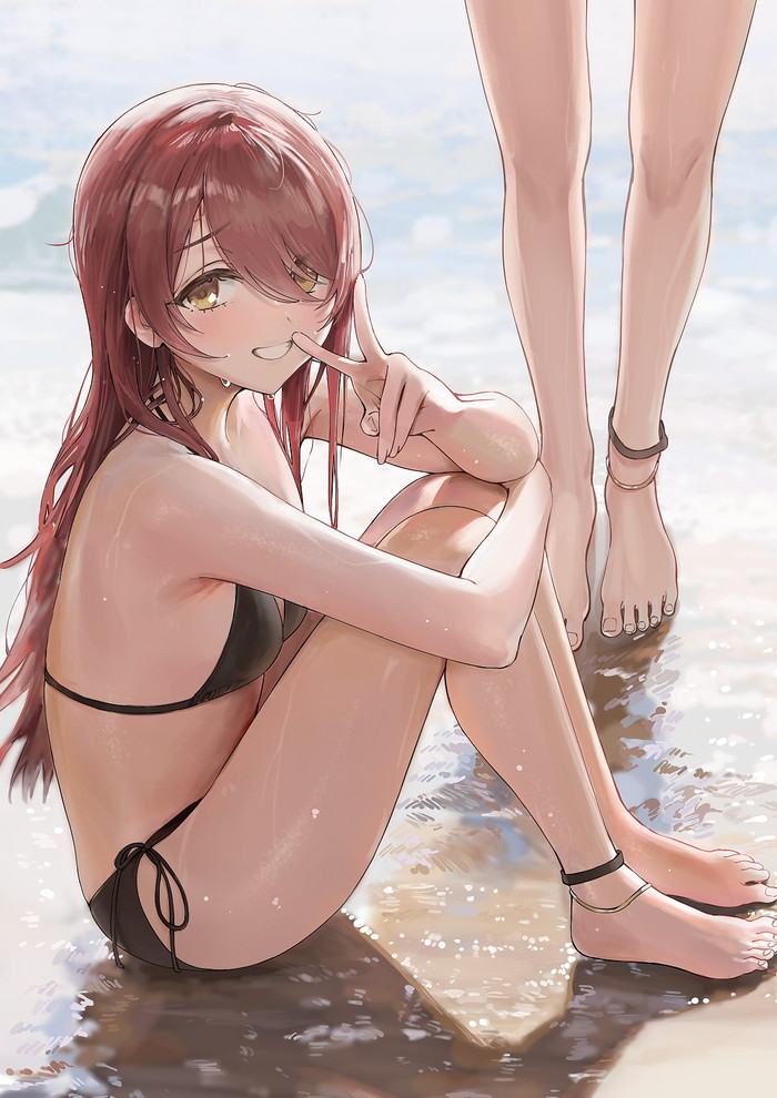 【二次】海、水辺にいる女の子のエロ画像 Part１８