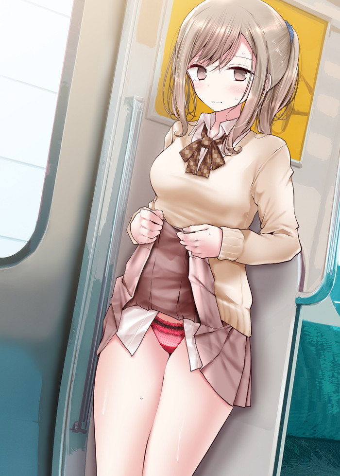 【二次】電車の中でエッチなことをしているエロ画像 Part２