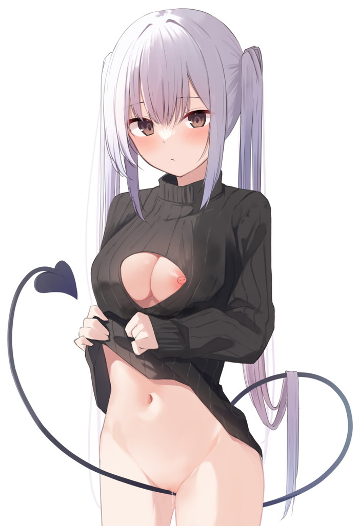 【二次】自分で服を捲って下着や身体を見せるたくし上げエロ画像 Part２
