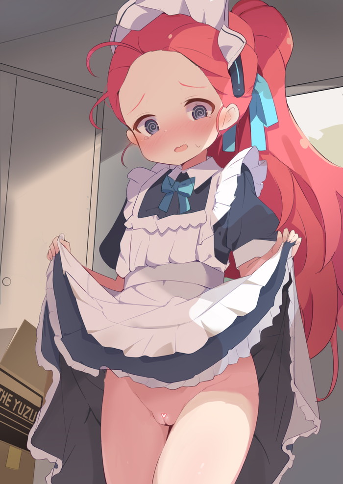 【二次】自分で服を捲って下着や身体を見せるたくし上げエロ画像 Part２