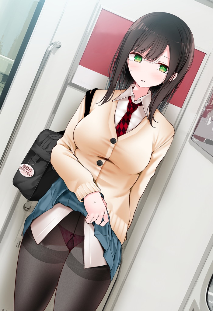 【二次】自分で服を捲って下着や身体を見せるたくし上げエロ画像 Part２