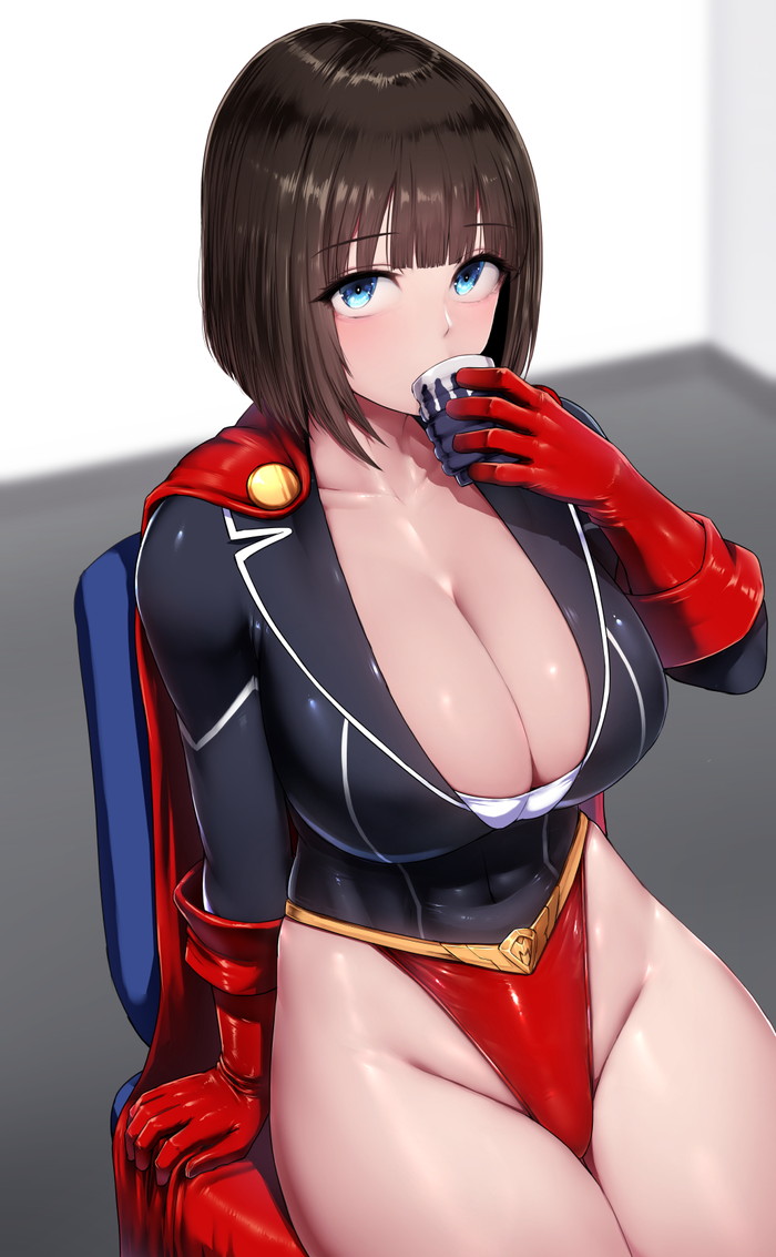 【二次】テカテカな金ビキニやエナメル素材コスチュームのエロ画像 Part７