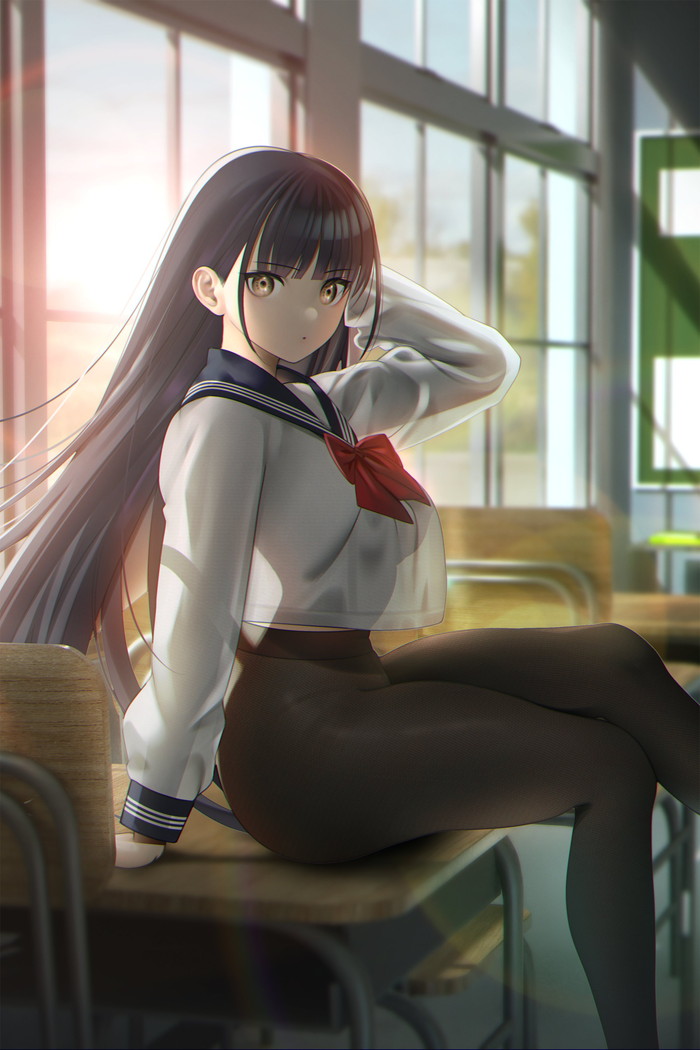 【二次】タイツ、パンストを履いた女の子のエロ画像 Part５７