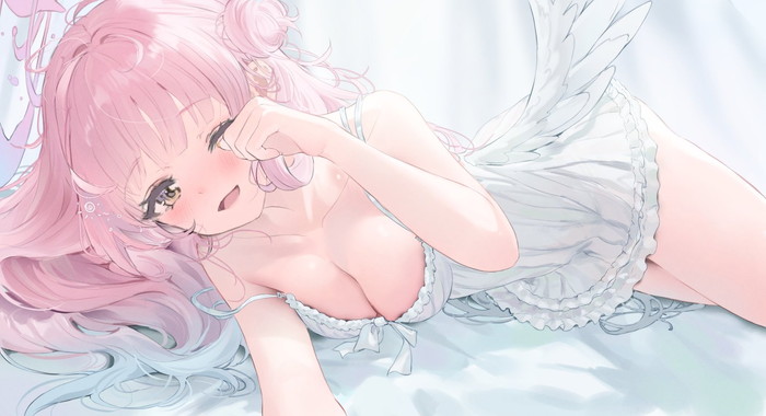 ピンク髪のキャラや女の子の二次エロ画像 Part２