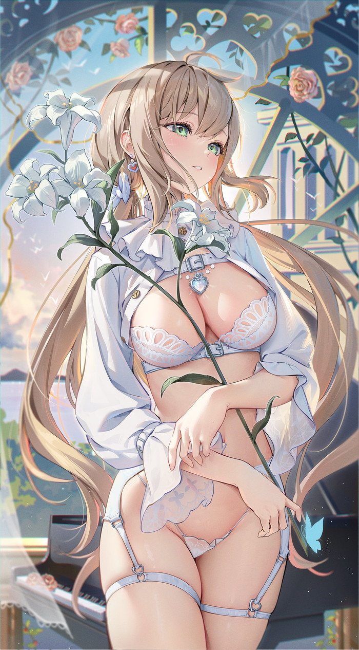 【二次】エッチで可愛いブラジャーを付けた女の子のエロ画像 Part５７