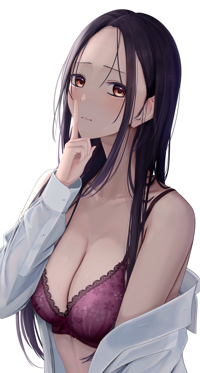 【二次】エッチで可愛いブラジャーを付けた女の子のエロ画像 Part５７