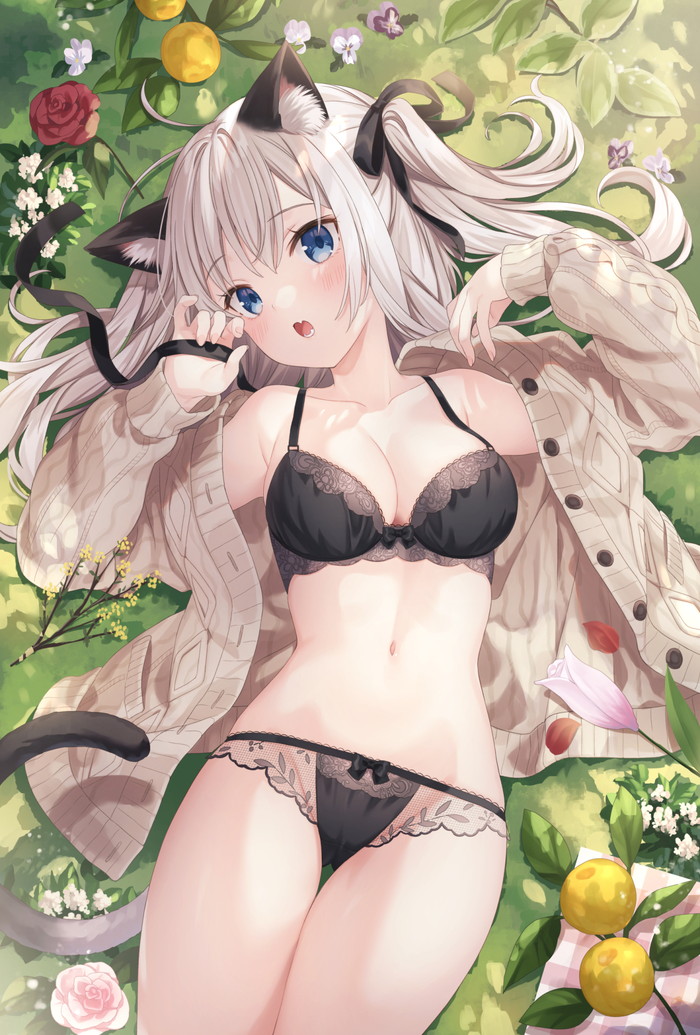 【二次】エッチで可愛いブラジャーを付けた女の子のエロ画像 Part５７