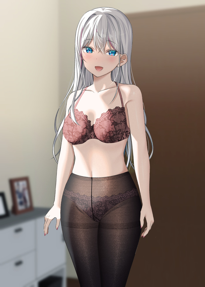 【二次】エッチで可愛いブラジャーを付けた女の子のエロ画像 Part５７