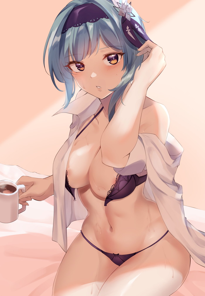 【二次】エッチで可愛いブラジャーを付けた女の子のエロ画像 Part５７