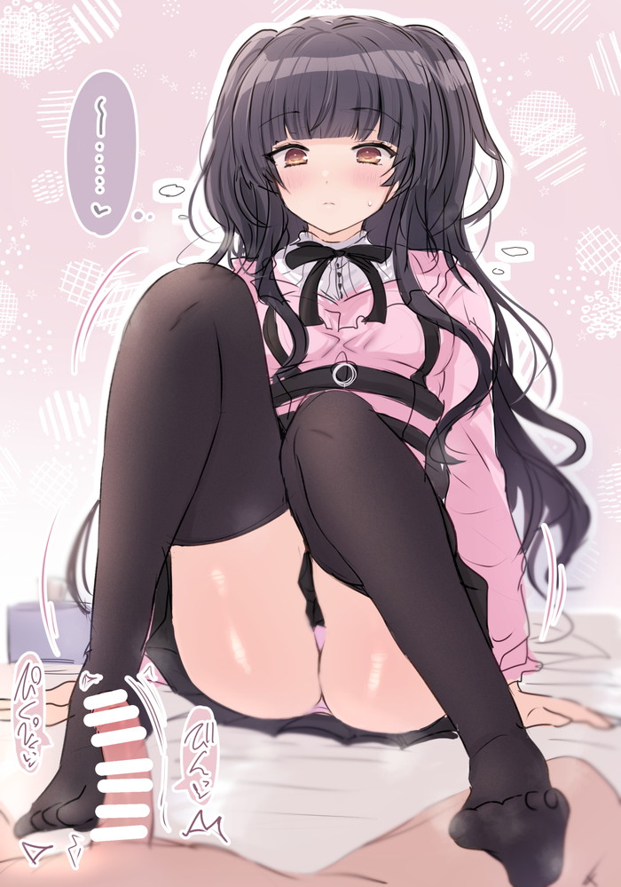 【二次】足でチンコをしごかれる足コキのエロ画像 Part３