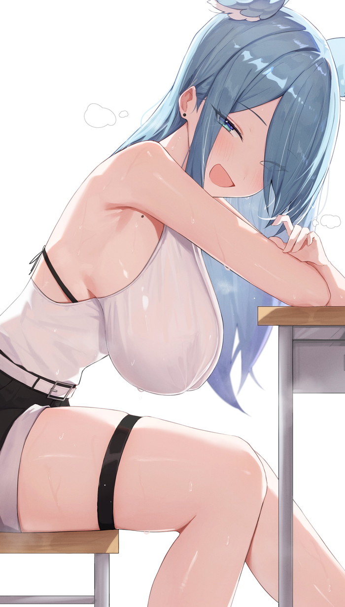 【二次】抜ける長乳、垂れ乳のエロ画像まとめ Part３