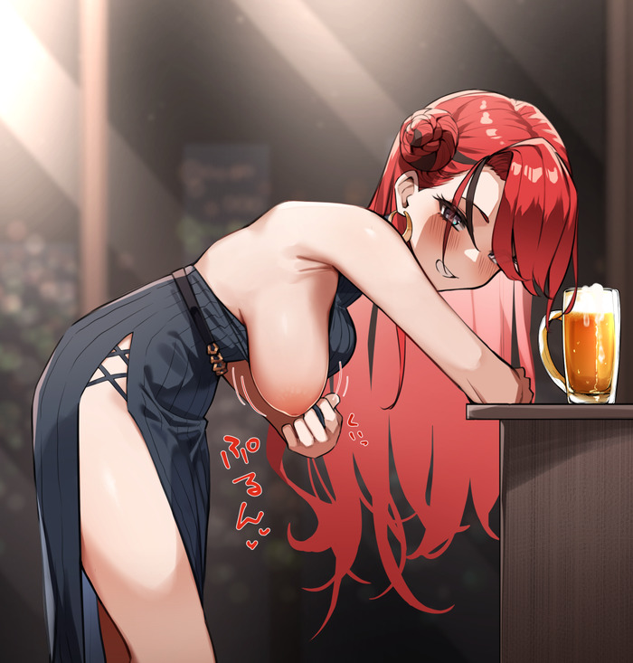 【二次】抜ける長乳、垂れ乳のエロ画像まとめ Part３