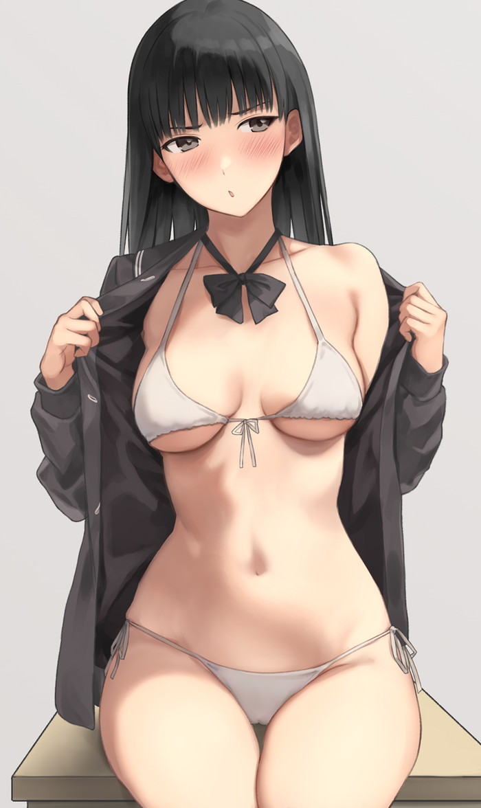 【二次】黒髪の女の子のエロ画像まとめ Part１０１