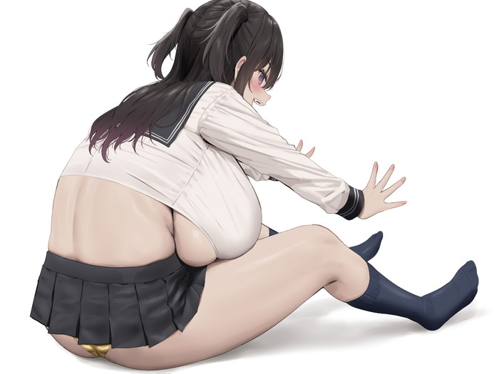 【二次】パンツとお尻が見えそうなミニスカエロ画像 Part８