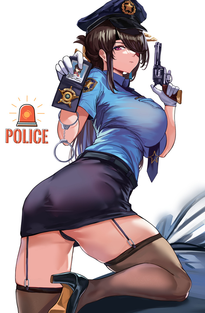 【二次】女警察やポリスコスチュームの女の子のエロ画像 Part１