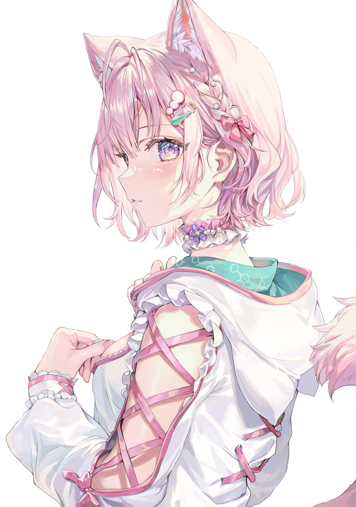 ピンク髪のキャラや女の子の二次エロ画像 Part３