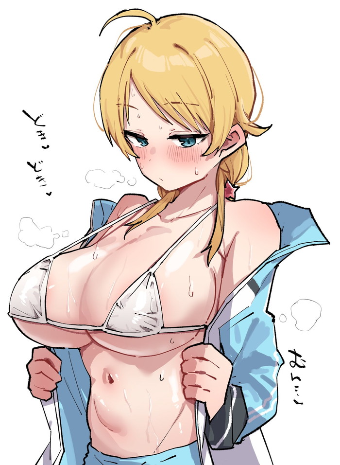 【二次】汗ばんだ肌や身体がエロい女の子の画像 Part１１