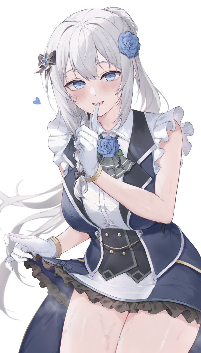 【二次】白髪、銀髪の女の子のエロ画像 Part６９