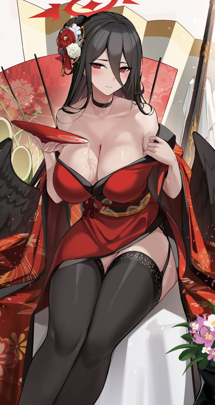 【二次】抜ける長乳、垂れ乳のエロ画像まとめ Part４