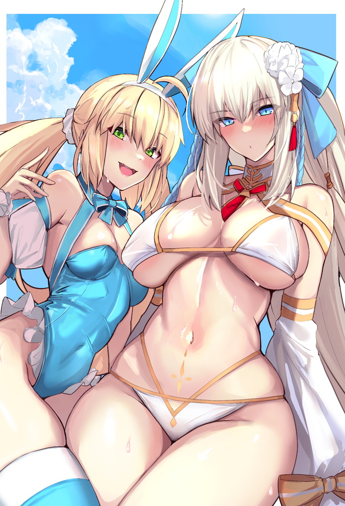 【二次】抜ける長乳、垂れ乳のエロ画像まとめ Part４